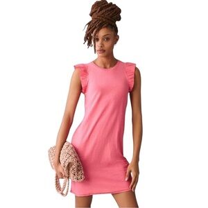 NWT Anthropologie NATION LTD ELLIOT RUFFLE DRESS XS in Color Party